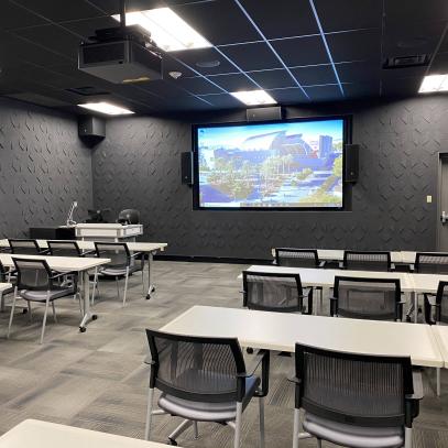 Front of classroom