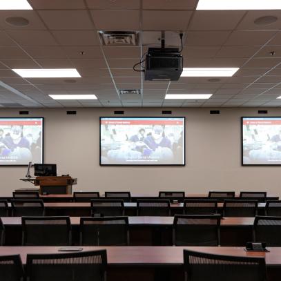 Front of classroom