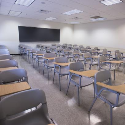 Back of classroom