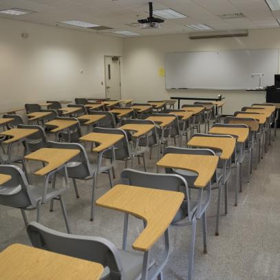 Front of classroom
