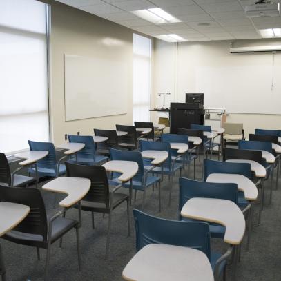 Front of classroom