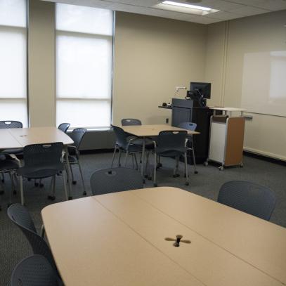 Front of classroom