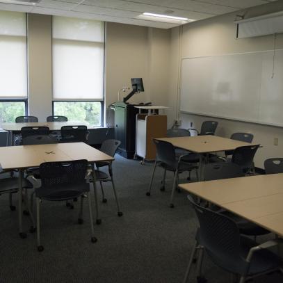 Front of classroom