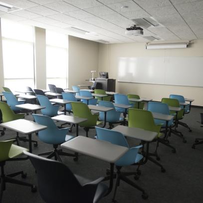 Front of classroom