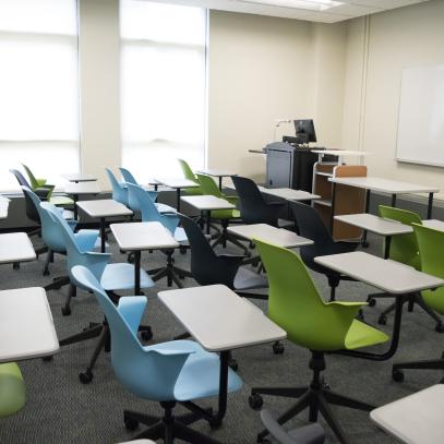 Front of classroom