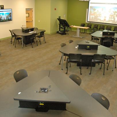 Front of classroom