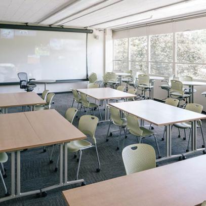 Front of classroom