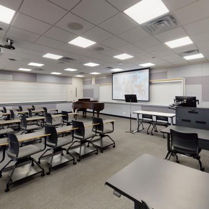 Front of classroom