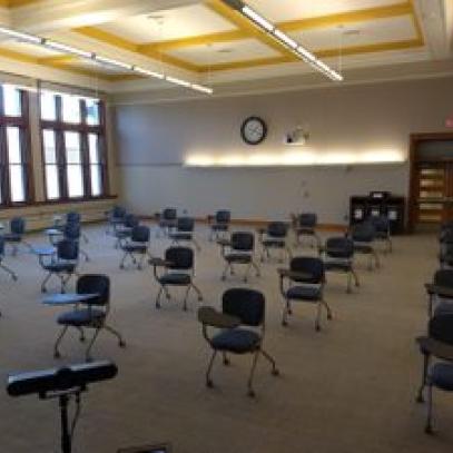 Front of classroom