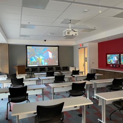 Front of classroom