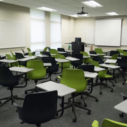 Classroom from rear